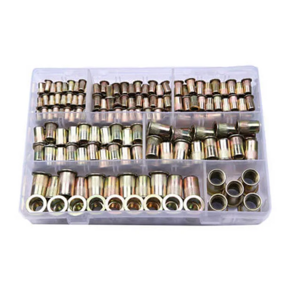 Set PROFESIONAL cleste nituit, nituri filetate, 300 nituri cadou,