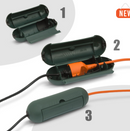 Carcasa protectie pentru prelungitor priza - uz exterior, capsula-3