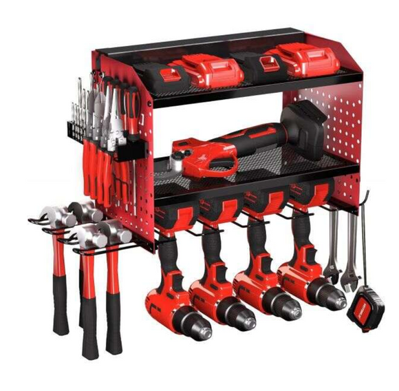 Organizator de scule de perete (masini gaurit, ciocane, chei, etc)