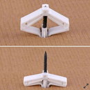 Set 100x suruburi cu diblu fluture pt. rigips, gips-carton, 60mm-4