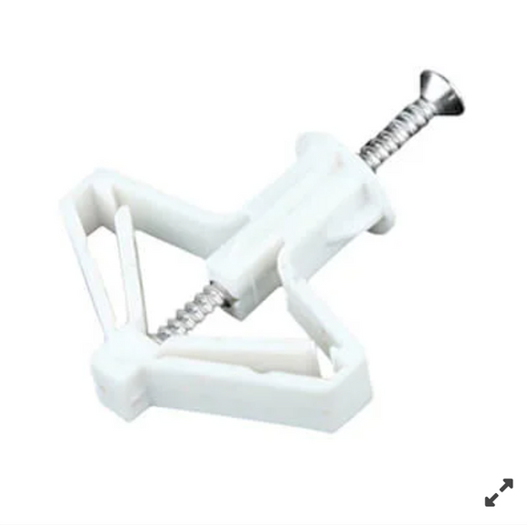 Set 100x suruburi cu diblu fluture pt. rigips, gips-carton, 60mm