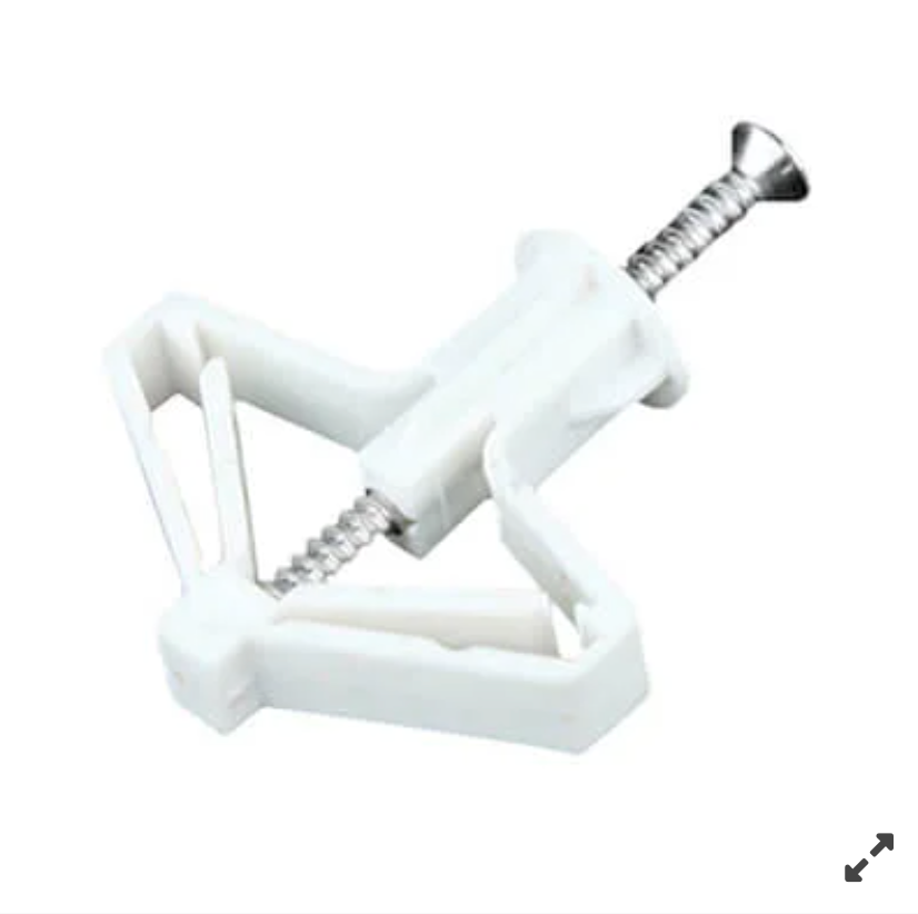Set 100x suruburi cu diblu fluture pt. rigips, gips-carton, 60mm