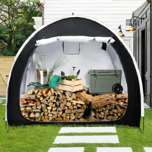 Cort stocare, depozitare diverse pt. exterior, rezistent la ploaie, UV, etc.