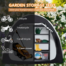 Cort stocare, depozitare diverse pt. exterior, rezistent la ploaie, UV, etc.-9