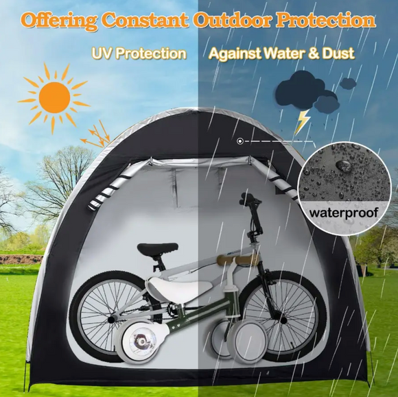 Cort stocare, depozitare diverse pt. exterior, rezistent la ploaie, UV, etc.