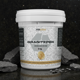 Vopsea, șapă epoxidica cu imitatie de granit, GRANITEPOX™, 5 kg, ANTRACIT