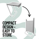 Treapta, platforma orizontala pentru scara de lucru, metalica, ajustabila-2