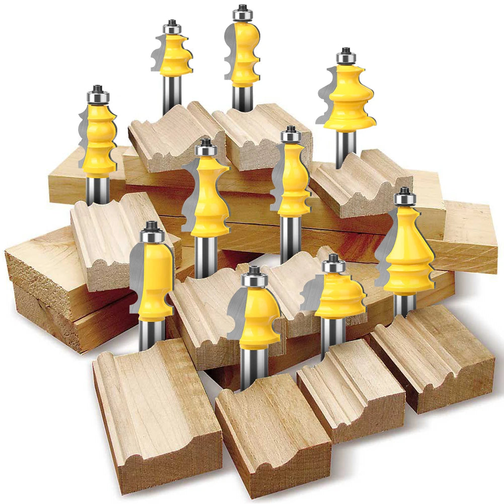 Set 5x Freze Lemn Pentru Decor Profile, Coada 8mm | Meșteșugărețul
