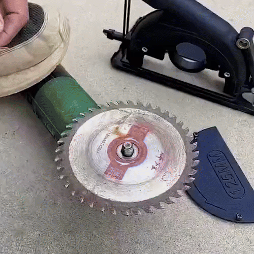 Adaptor tip fierastrau circular pt. flex, polizor unghiular 100-125 mm + 7 discuri