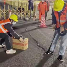 Bandă autoadezivă de asfalt, din bitum, 20 metri - 0