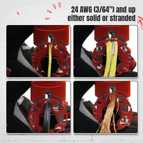 Aparat decorticat fire electrice, cabluri, taiat izolatie - 0