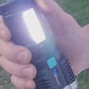 Lanterna LED cu 2x lumini si 4 functii, incarcare USB-2