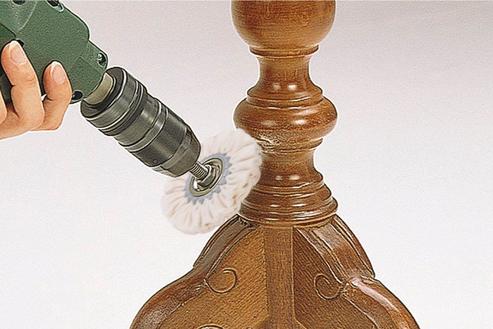 Set de lustruit, polisat, curatat lemn si metale, pentru masina infiletat - WOLFCRAFT 2178000