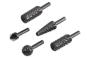 Set 5x freze, pile cu raspel de masina infiletat - WOLFCRAFT 2540000