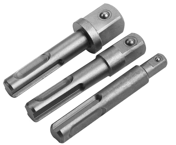 3 Adaptoare SDS-plus Ø 10 mm x 1/4"; Ø 10 mm x 3/8"; Ø 10 Tolsen