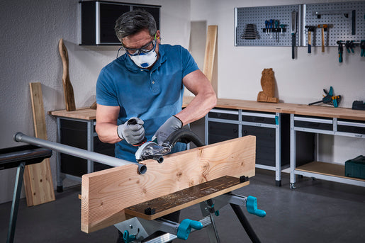 Freza Raspel cu profil cilindric pentru polizorul unghiular/flex, Ø 31,5 mm - Wolfcraft 4385000