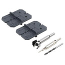 Set sablon de gaurire pt. balamale/fitinguri, Ø 35 mm, 5 piese - Wolfcraft 4656000-2