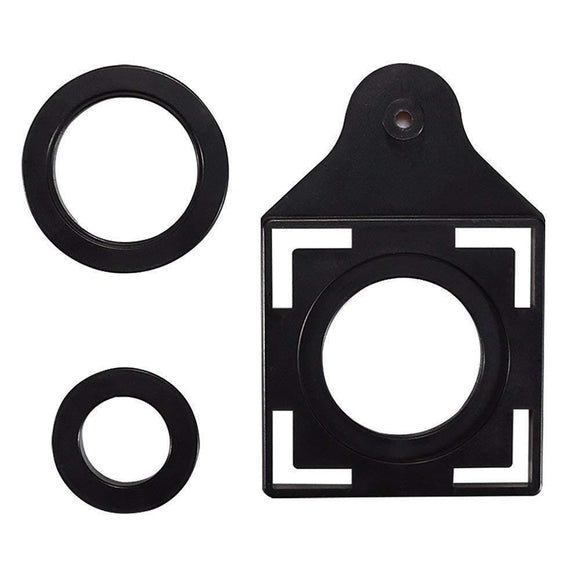 Sablon 6 laturi aluminiu pt. gaurire si marcare unghiuri si gauri tevi (gresie, faianta)