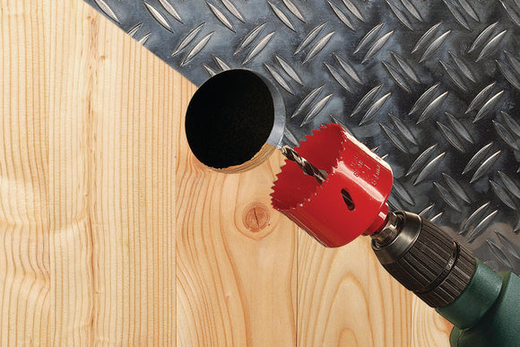 CAROTE/COROANE CU BURGHIU LEMN, METAL, PLASTIC, OȚEL - WOLFCRAFT