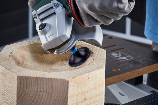 Set 8x discuri de slefuire cu dorn de insurubare, Ø 50 mm - Wolfcraft 5608000