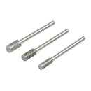Set 3x stifturi diamantate de slefuit, cilindrice - Wolfcraft 5987000-1