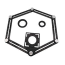 Sablon 6 laturi aluminiu pt. gaurire si marcare unghiuri si gauri tevi (gresie, faianta)-4