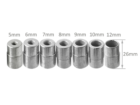 Set ghid gaurire perfecta, perpendiculara in lemn, cu limitare profunzime (7 PIESE)