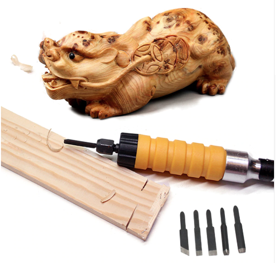 Adaptor de sculptat lemn Complet Pt. Polizor Drept Biax, masina infiletat (DALTA ELECTRICA)