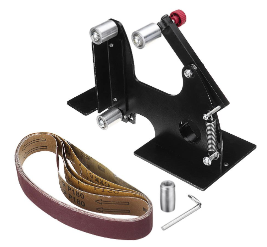 Slefuitor fix, de banc, cu banda, adaptor pentru FLEX, Polizor Unghiular
