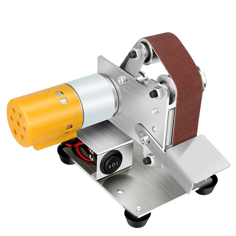 Slefuitor cu banda electric 220V, pentru banc, turatie variabila, multifunctional