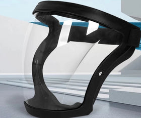 Masca de protectie CU FILTRU PM2.5, tip viziera, pe toata fata, flexibila, filtre inlocuibile + 2x filtre