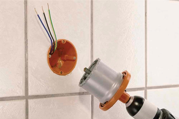 SET 4X carote/ freze diamantate Ø33-83 mm GRESIE, FAIANTA - WOLFCRAFT 3478000