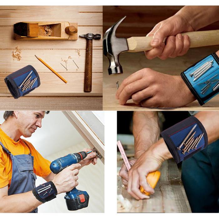 Bratara magnetica pentru cuie, suruburi, ace, etc - HANDY TOOLS