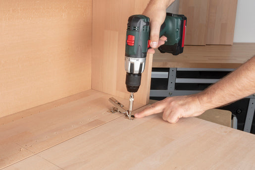 Set sablon de gaurire pt. balamale/fitinguri, Ø 26 mm, 5 piese - Wolfcraft 4655000