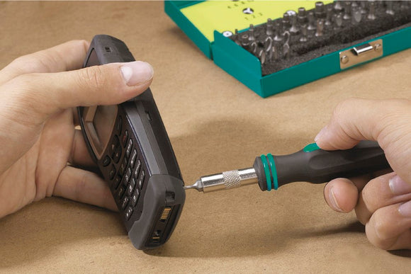 Cutie combi cu biti, 31 Piese + Surubelnita - WOLFCRAFT