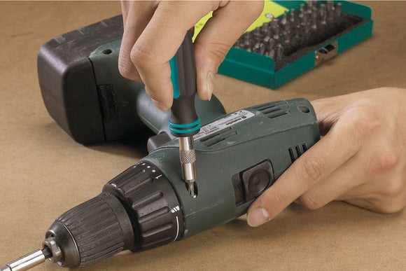 Cutie combi cu biti, 31 Piese + Surubelnita - WOLFCRAFT