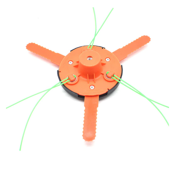 Cap de taiere pentru motocoasa de umar, 2-in-1, cu fire si lame