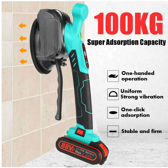 Unealta tip vibrator cu ventuza pentru gresie si faianta, cu 2x baterii