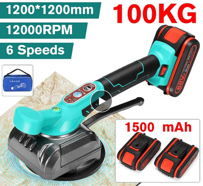 Unealta tip vibrator cu ventuza pentru gresie si faianta, cu 2x baterii