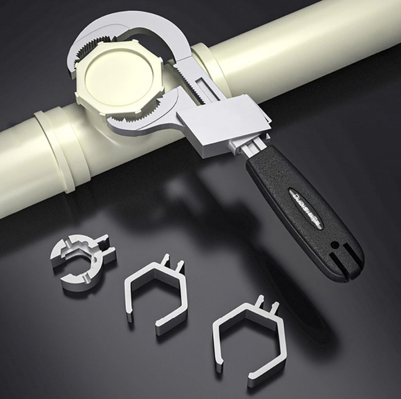 Cheie universala reglabila cu doua falci, doua capete