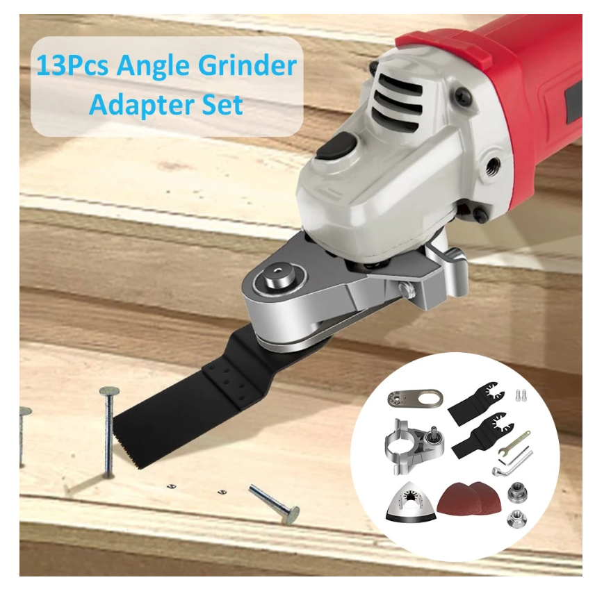 Adaptor pentru flex, kit de conversie multifunctional, cap de taiere si slefuire prin vibratie