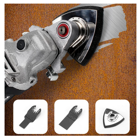 Adaptor pentru flex, kit de conversie multifunctional, cap de taiere si slefuire prin vibratie