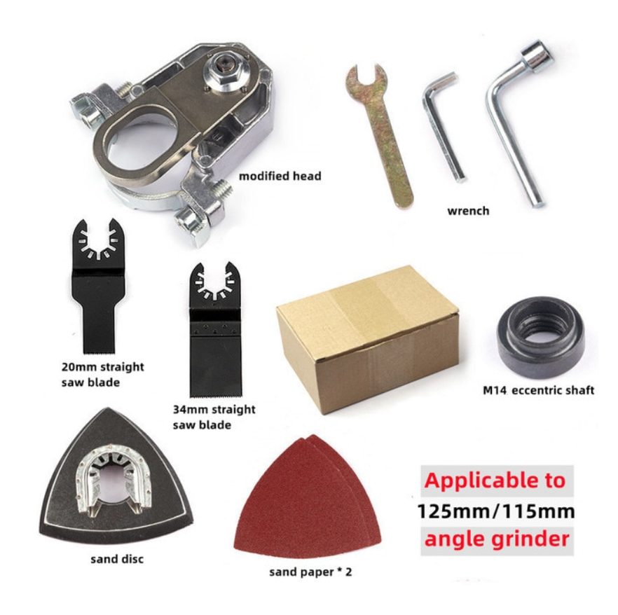 Adaptor pentru flex, kit de conversie multifunctional, cap de taiere si slefuire prin vibratie