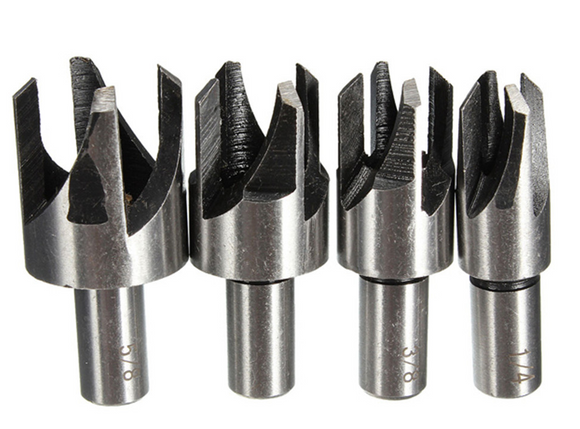 Set 4 freze pentru cepuri, dopuri sau capace lemn