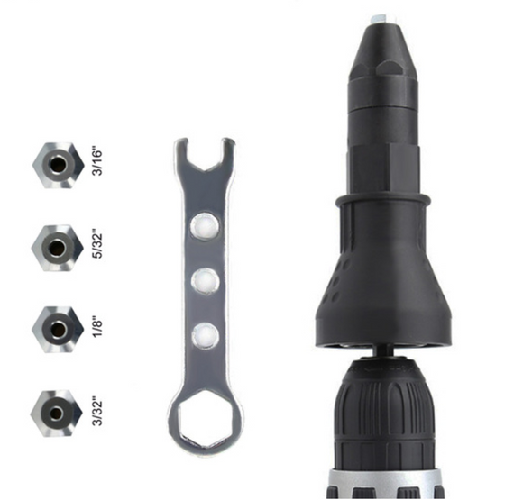 Adaptor, aparat de nituire pentru autofiletanta, bormasina, masina gaurit