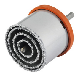 SET 4X carote/ freze diamantate Ø33-83 mm GRESIE, FAIANTA - WOLFCRAFT 3478000