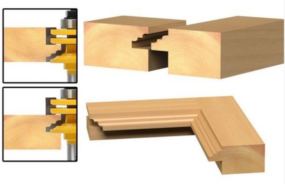 Freza lemn pentru profile rame de usi, geamuri, oglinzi, etc.