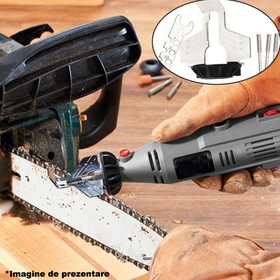 Set ascutitor electric 220v COMPLET pentru lant de drujba - 0