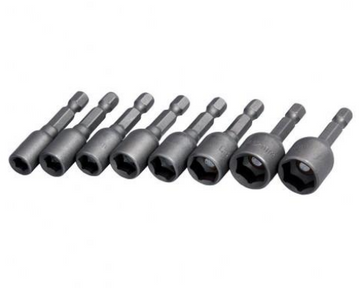 Set 8X Capete Tubulare Magnetice (Chei Tubulare Bits)