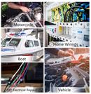 Set x100 Conectori Termocontractibili Impermeabili cu Cositorire Pt. Fire-6